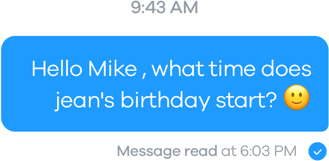 chat phone message